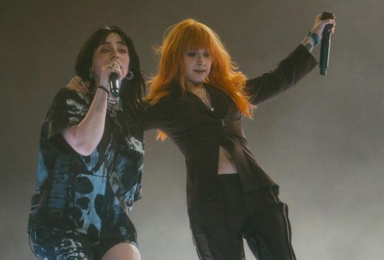 Hayley Williams j&aacute; havia se apresentado esse ano com Billie Elish no Coachella – Foto: Reprodu&ccedil;&atilde;o/@billieelish/ND