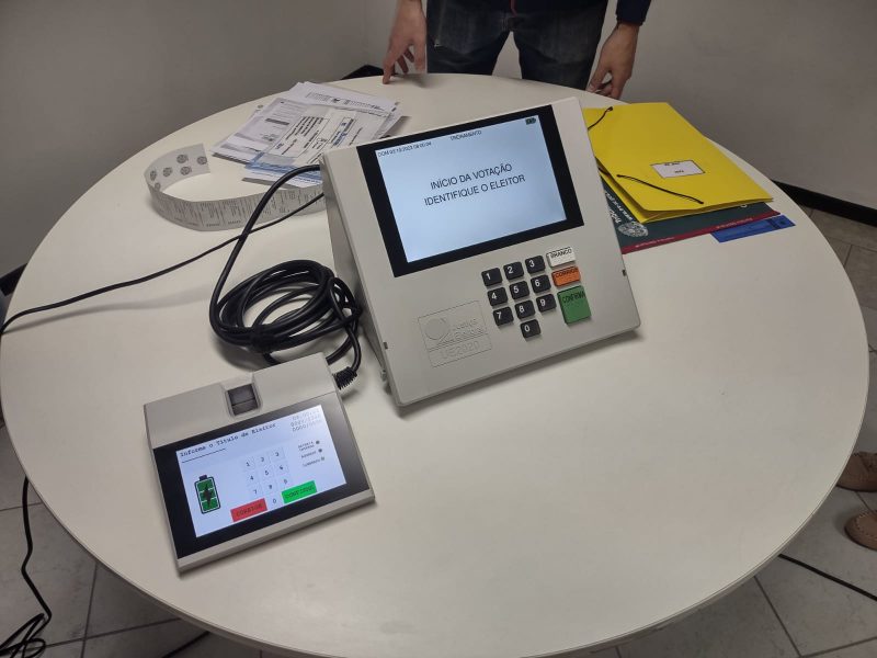 Urnas eletr&ocirc;nicas apresentam novidades nas elei&ccedil;&otilde;es de 2022. – Foto: Franciele Cardoso/ND