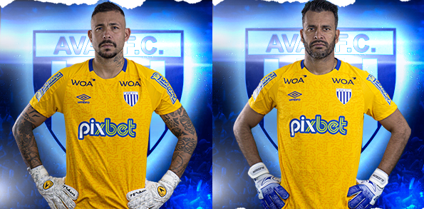 Vladimir ou Gledson como titular no gol do Ava&iacute;? – Foto: foto montagem/Ava&iacute;/FC