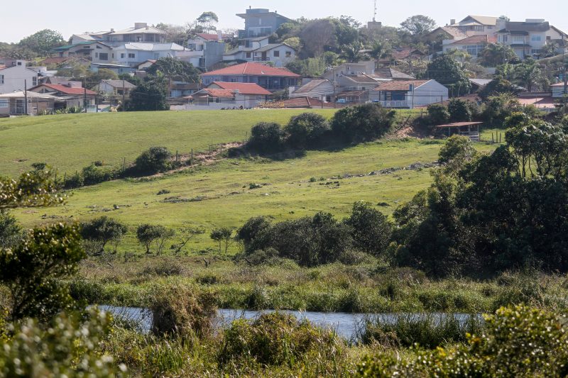 Regi&atilde;o da Lagoa do Jacar&eacute;, no Santinho – Foto: Leo Munhoz/ND