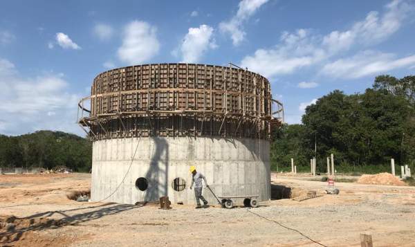 Prefeitura de Florian&oacute;polis cobra conclus&atilde;o da ETE Rio Tavares – Foto: Divulga&ccedil;&atilde;o/ND