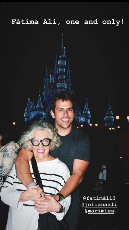 F&aacute;tima e Rodrigo tinham rela&ccedil;&atilde;o pr&oacute;xima – Foto: Reprodu&ccedil;&atilde;o/Internet