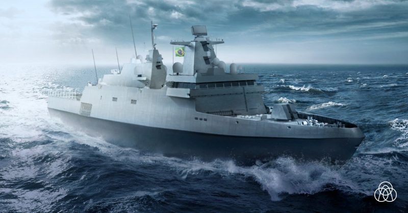 Fragatas da classe Tamandar&eacute; ser&atilde;o entregues a partir de 2024 – Foto:Thyssenkrupp/ Divulga&ccedil;&atilde;o/ND