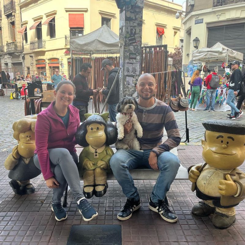 Casal aposta em roteiros gratuitos e mais acess&iacute;veis, – Foto: Arquivo pessoal/ND