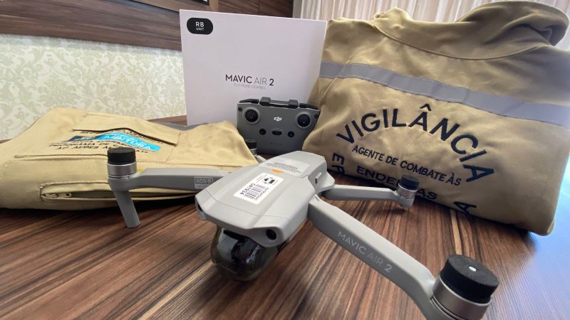 Drone vai ajudar na vistoria de poss&iacute;veis criadouros do mosquito da dengue em munic&iacute;pio de SC – Foto: Prefeitura de Imbituba/Divulga&ccedil;&atilde;o/ND