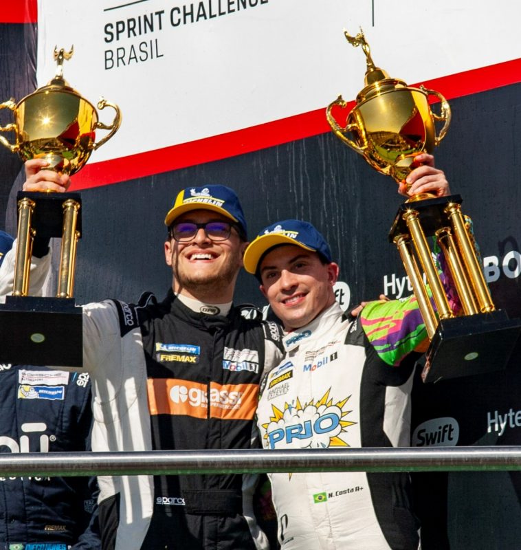 Parceria forte: Jeff Giassi e Nicolas Costa dividem a pilotagem na Porsche Cup Brasil Endurance Series – Foto: divulga&ccedil;&atilde;o