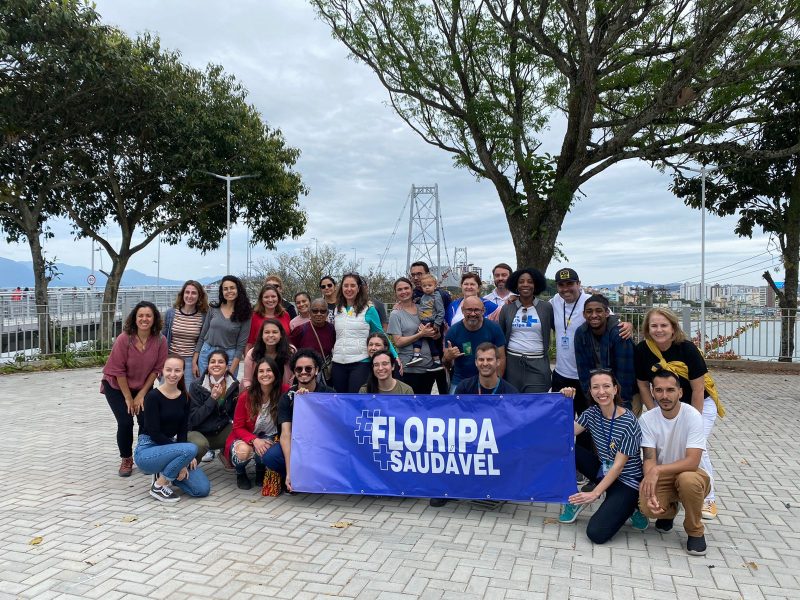 Lan&ccedil;ada h&aacute; quase um m&ecirc;s no Parque da Luz, a iniciativa desenvolve a&ccedil;&otilde;es na APS (aten&ccedil;&atilde;o prim&aacute;ria &agrave; sa&uacute;de) de Florian&oacute;polis, nas unidades da rede municipal – Foto: Divulga&ccedil;&atilde;o