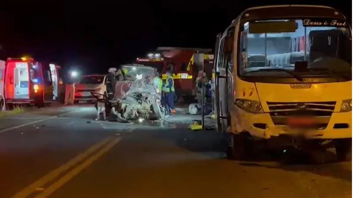 Morre beb&ecirc; que ficou gravemente ferido ap&oacute;s acidente de tr&acirc;nsito na BR-470 em SC – Foto: Reprodu&ccedil;&atilde;o/Portal Alexandre Jos&eacute;