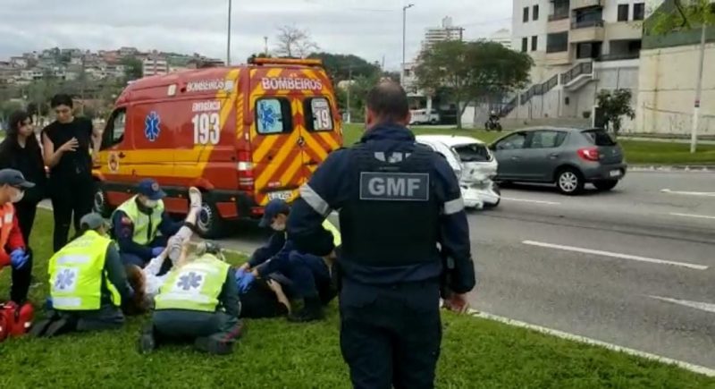 Atropelamento em Florian&oacute;polis deixa homem ferido – Foto: GMF/Divulga&ccedil;&atilde;o/ND