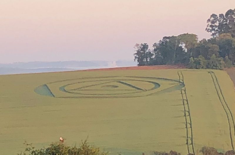 A imagem foi registrada na manh&atilde; desta ter&ccedil;a-feira (4). – Foto: Ademar Gon&ccedil;alves, Portuga/ND