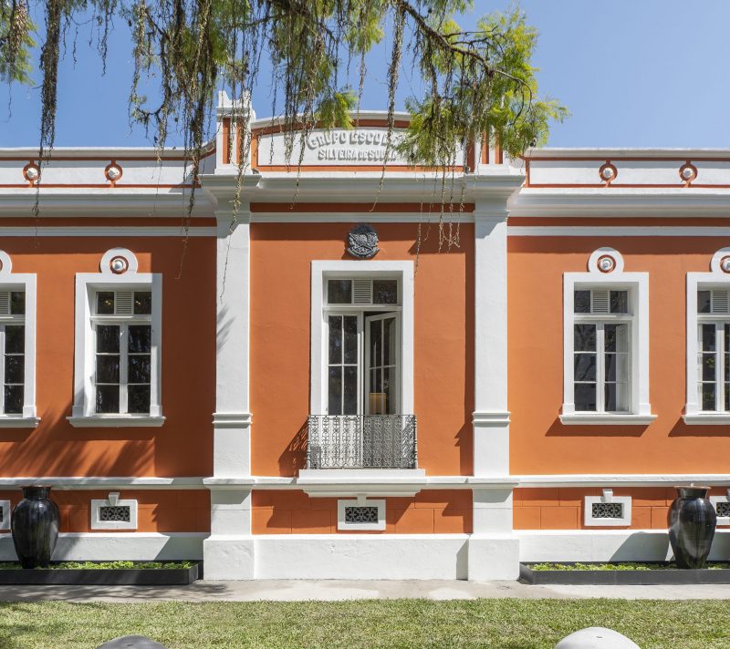 Pr&eacute;dio da escola foi revitalizado para receber a CASACOR/SC – Foto: Lio Simas/Divulga&ccedil;&atilde;o/ND