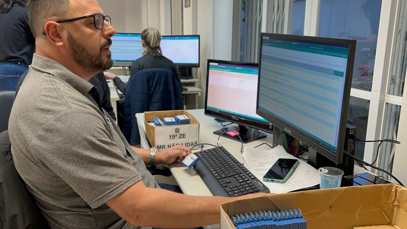 Primeiras m&iacute;dias come&ccedil;am a ser lidas em Joinville – Foto: Ricardo Alves/NDTV