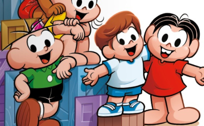 Bernardo com a Turma da M&ocirc;nica: inclus&atilde;o social – Foto: Reprodu&ccedil;&atilde;o