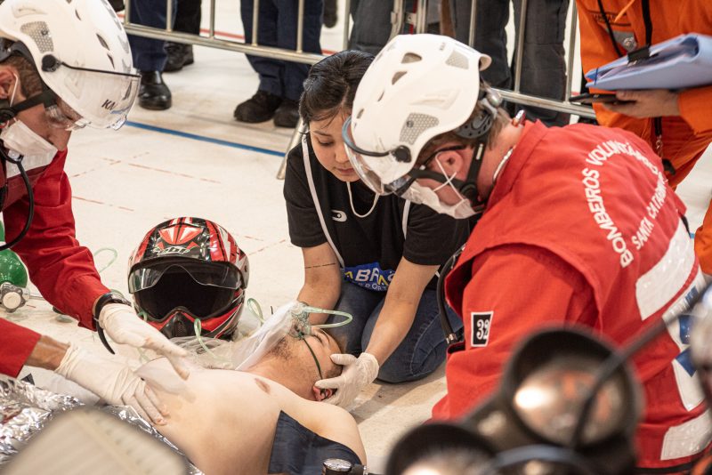 socorristas dos bombeiros 