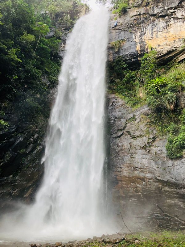 Cachoeira da Cortina, em Timb&eacute; do Sul – Foto: Timbeleza