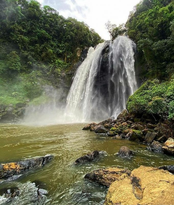 Cachoeira V&eacute;u da Noiva – Foto: Prefeitura Municipal&nbsp; de Doutor Pedrinho/Divulga&ccedil;&atilde;o