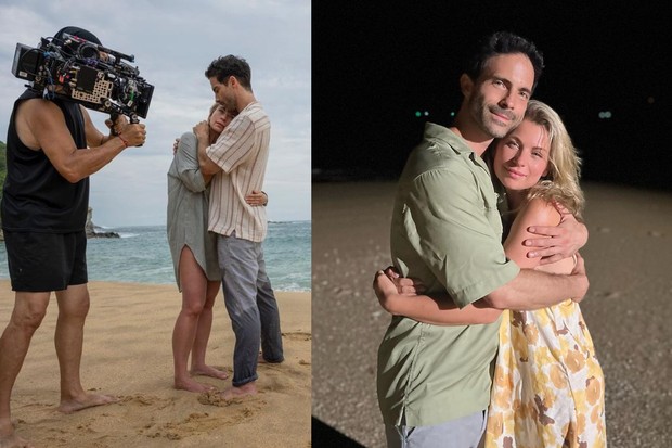 Ludwika Paleta, a Maria Joaquina, e o ator Osvaldo Benavides, que tamb&eacute;m dirige o filme – Foto: Reprodu&ccedil;&atilde;o