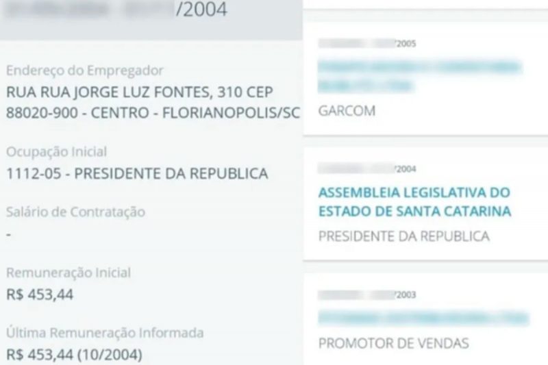 Registro foi feito de forma errada na carteira de trabalho digital – Foto: Internet/Reprodu&ccedil;&atilde;o
