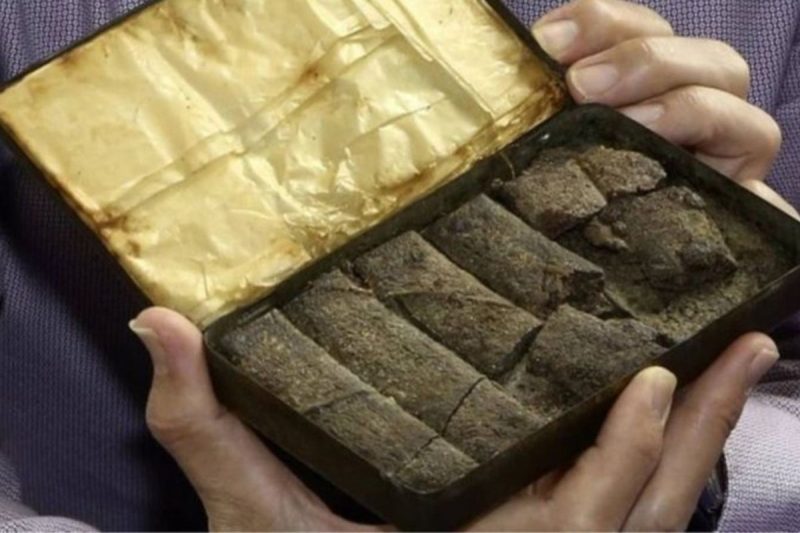 Chocolates de 122 anos foram arrematados durante leil&atilde;o na Inglaterra – Foto: Eddisons Auctioneers/Divulga&ccedil;&atilde;o