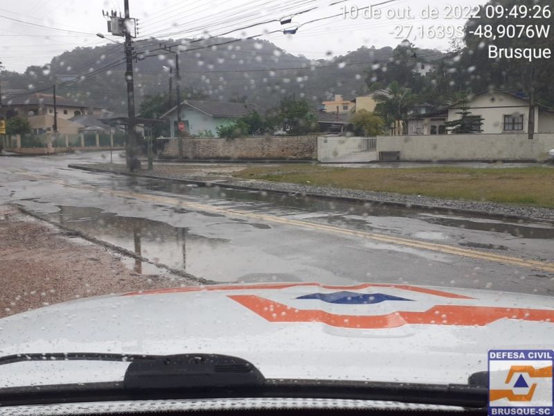 Chuva forte e ventania colocam Brusque e Itaja&iacute; em alerta – Foto: Secom Brusque/Divulga&ccedil;&atilde;o