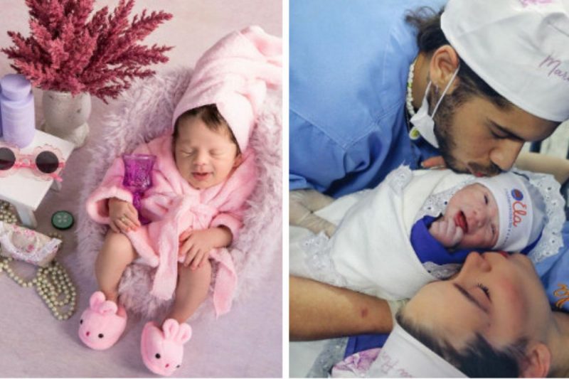 Beb&ecirc; nasceu no &uacute;ltimo s&aacute;bado (22) – Foto: Internet/Reprodu&ccedil;&atilde;o