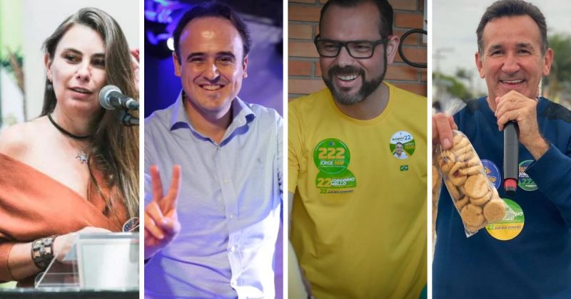 Do Litoral Norte de SC, Paulinha (Podemos), Carlos Humberto (PL) para a Alesc, Jorge Goetten (PL), para a C&acirc;mara dos Deputados e Jorge Seif (PL) para o Senado s&atilde;o eleitos – Foto: Reprodu&ccedil;&atilde;o/ND/Internet