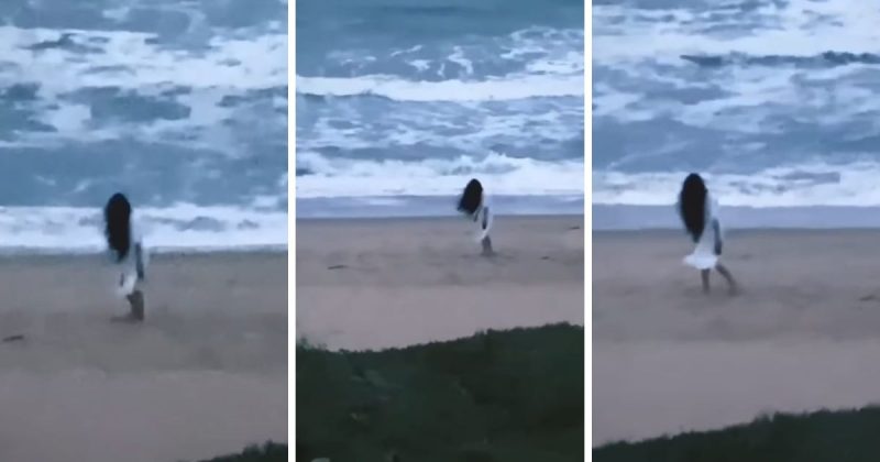 “Samara” sai do po&ccedil;o e assusta moradores de Itaja&iacute; – Foto: Reprodu&ccedil;&atilde;o/Internet