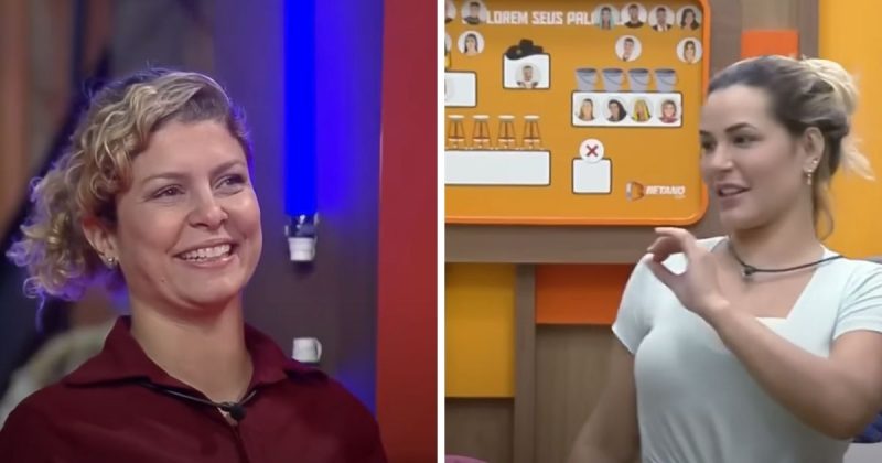 Deolane provoca Babi sobre escolhas da cama na baia – Foto: Record TV/Playplus/Reprodu&ccedil;&atilde;o