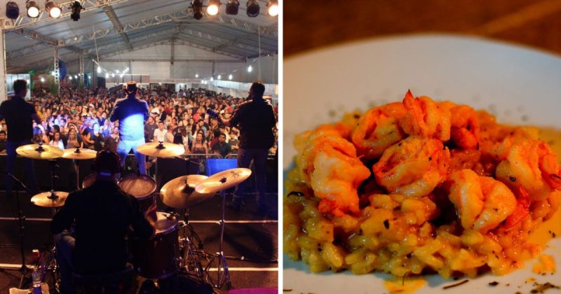 Festival do Camar&atilde;o em Porto Belo oferece risoto gigante para 3 mil pessoas e shows nacionais gratuitos – Foto: Festival do Camar&atilde;o/arquivo/Reprodu&ccedil;&atilde;o