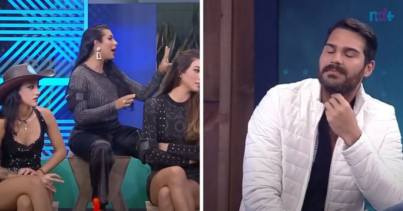 Pau quebra em intervalo de A Fazenda e Moranguinho confronta Shay – Foto: Reprodu&ccedil;&atilde;o/Playplus/Record TV