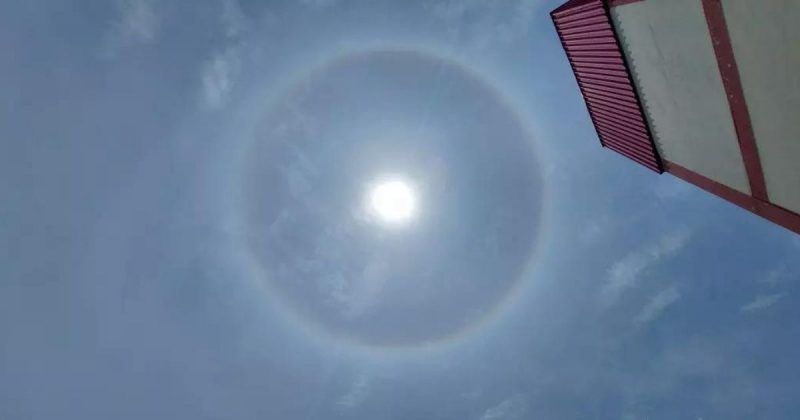 Halo Solar impressiona moradores em Goiás; entenda o fenômeno, Goiás