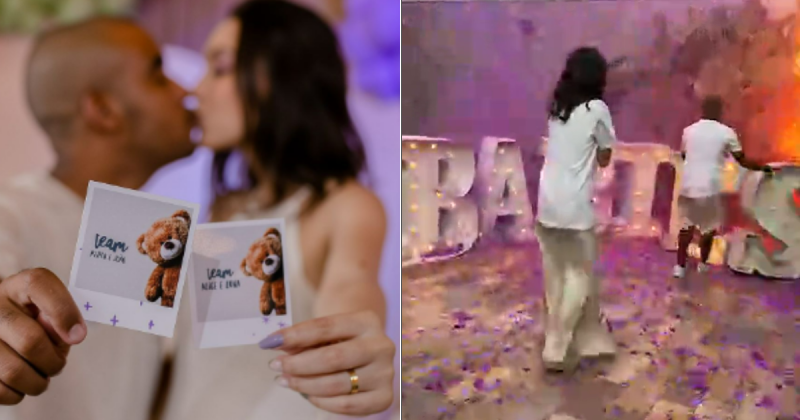 Ch&aacute; revela&ccedil;&atilde;o de influenciadora termina em inc&ecirc;ndio – Foto: Internet/Reprodu&ccedil;&atilde;o