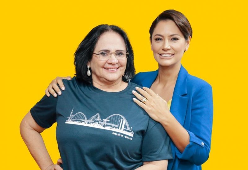Damares Alves e Michelle Bolsonaro cumprem agenda “mulheres com Bolsonaro” em Balne&aacute;rio Cambori&uacute; – Foto: Foto: Divulga&ccedil;&atilde;o/ND