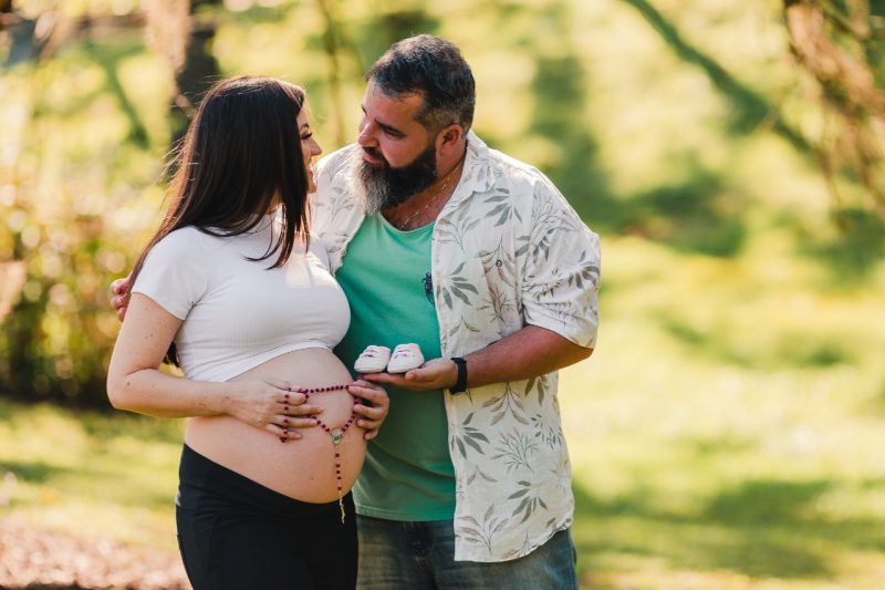 Daniela teve muita f&eacute; em Nossa Senhora Aparecida durante todo o processo de gravidez – Foto: Arquivo Pessoal/Cedido/ND