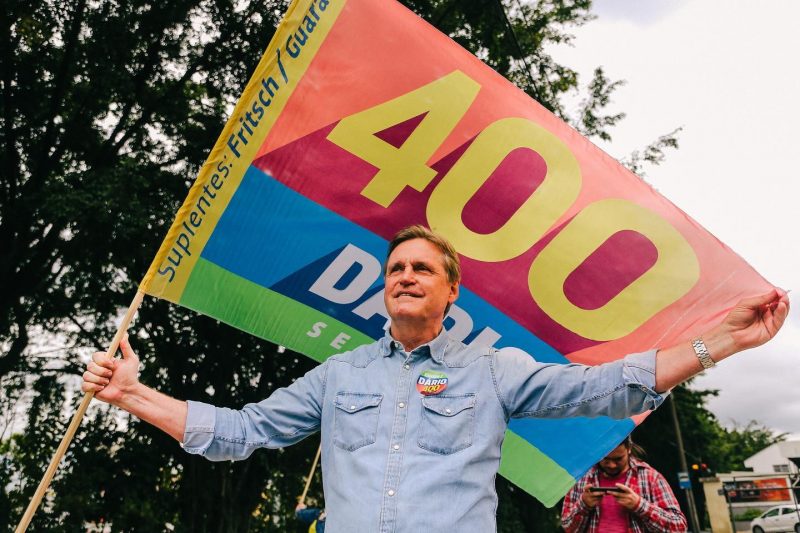 D&aacute;rio Berger (PSB) ficou em terceiro lugar na disputa pelo Senado – Foto: Redes Sociais/Divulga&ccedil;&atilde;o/ND