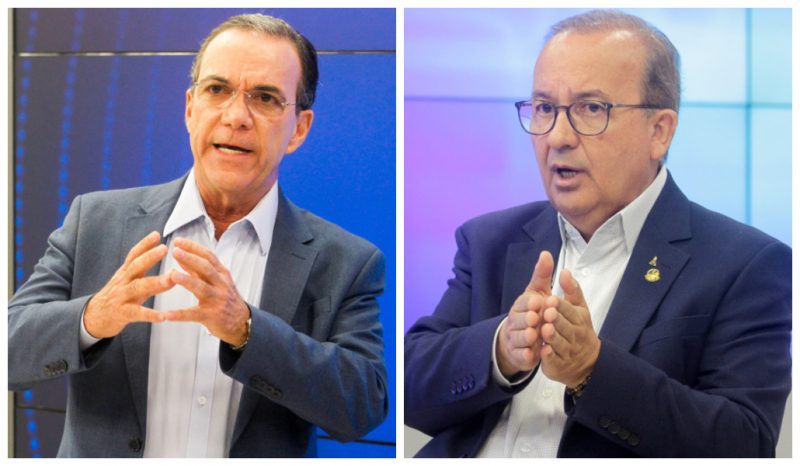 Desiu Lima and Jorginho Mello clashed in a debate ahead of the second round of elections – Photo: Leo Munoz/ND