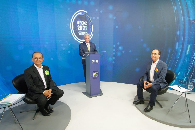 Candidatos avaliaram o debate na NDTV – Foto: Leo Munhoz/ND