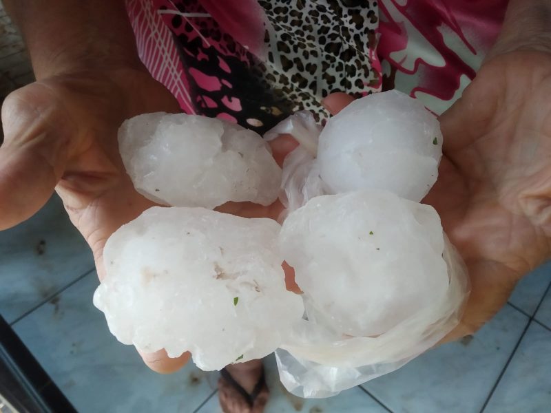 Santa Catarina tem chances de granizo, rajadas de vento e enxurrada – Foto: Defesa Civil/Reprodu&ccedil;&atilde;o/Internet/ND