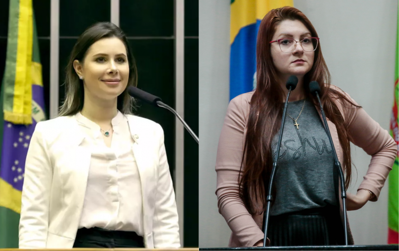 Candidatas mais votadas SC Carol de Toni e Ana Campagnolo
