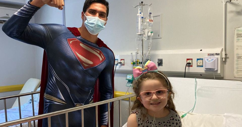 A&ccedil;&atilde;o alusiva ao m&ecirc;s das crian&ccedil;as busca proporcionar alegria e leveza no ambiente hospitalar – Foto: HIPA/Reprodu&ccedil;&atilde;o/ND