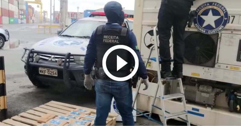 Vídeo. Incautados en puerto de Navegantes más de 40 kg de cocaína con destino España