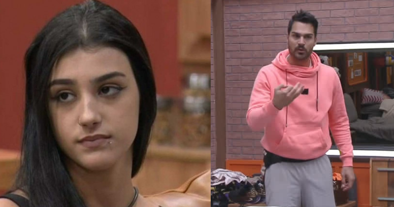 Os dois se desentenderam durante din&acirc;mica neste domingo (2) – Foto: Record TV/Reprodu&ccedil;&atilde;o