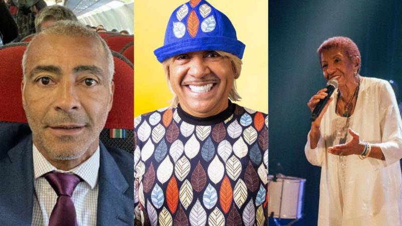 Rom&aacute;rio, Tiririca e Leci Brand&atilde;o est&atilde;o entre os nomes famosos eleitos neste domingo (2) – Foto: Reprodu&ccedil;&atilde;o/ND