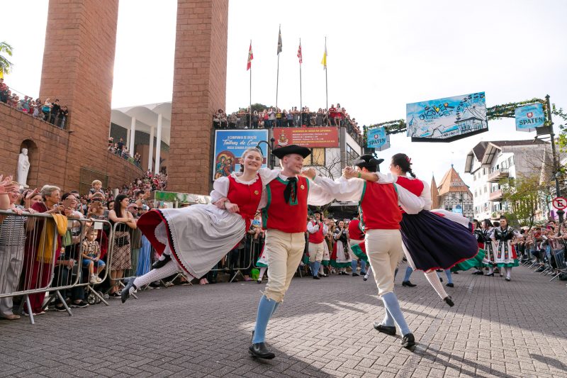 Oktoberfest, em Blumenau – Foto: Divulga&ccedil;&atilde;o/Daniel Zimmermann/Parque Vila Germ&acirc;nica/ND