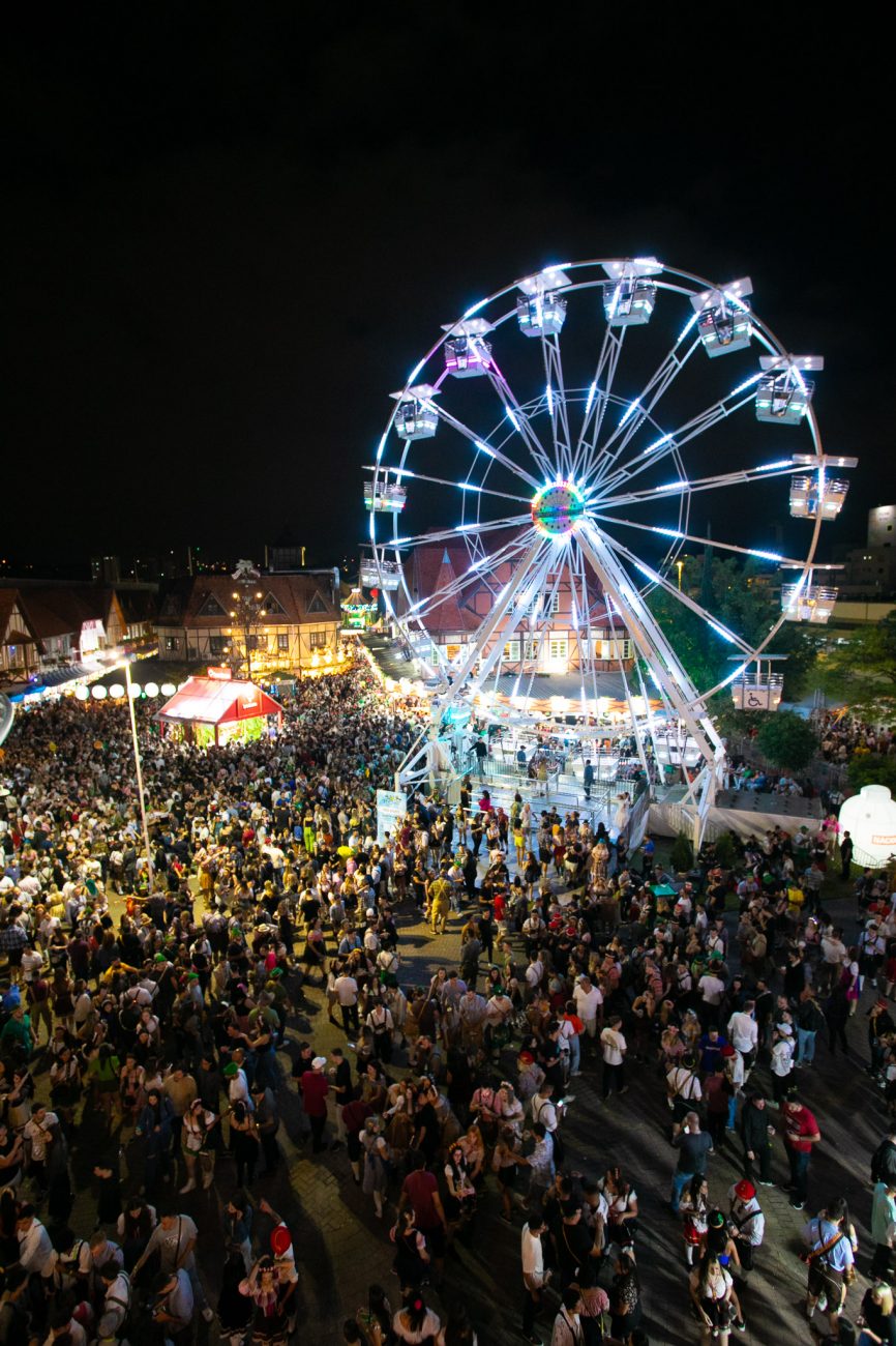 Oktoberfest de 2022 foi a primeira após a pandemia - Divulgação/Daniel Zimmermann/Parque Vila Germânica/ND