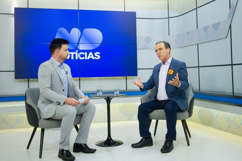 D&eacute;cio Lima foi entrevistado no ND Not&iacute;cias – Foto: Leo Munhoz/ND