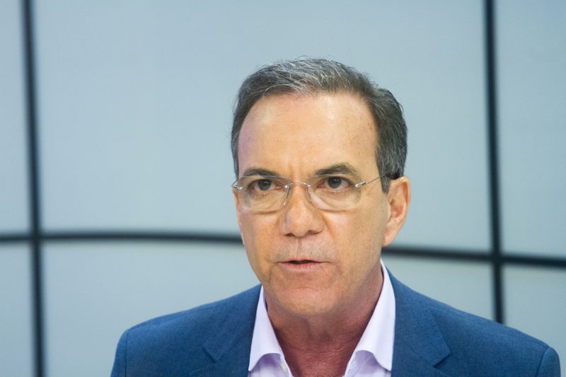 D&eacute;cio Lima (PT) falou sobre algumas propostas de governo – Foto: Leo Munhoz/ND