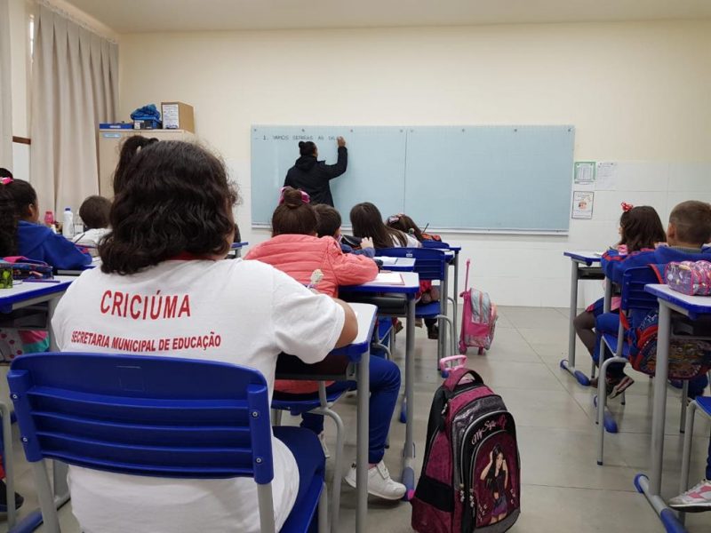Sala de aula de Criciúma