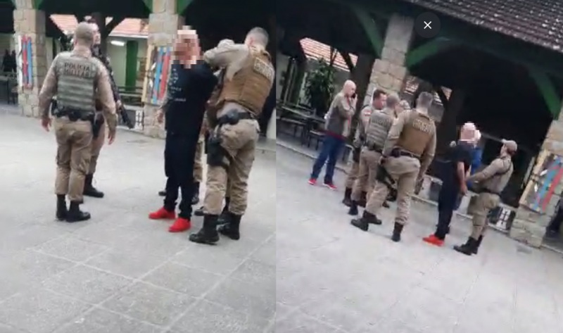 Suspeitos tentaram entrar a força na zona eleitoral de Florianópolis