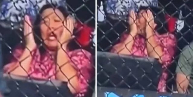 Esposa de Zuckerberg se desespera durante luta de UFC